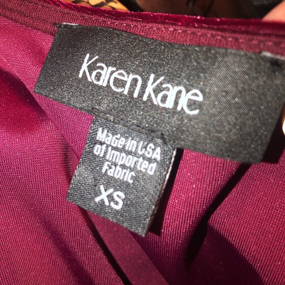 Karen Kane velvet top - Picture 3 of 5